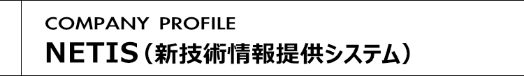 NETIS（新技術情報提供システム）