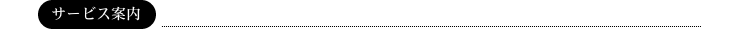 サービス案内