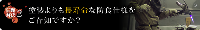 塗装よりも長寿命な防食仕様をご存知ですか？